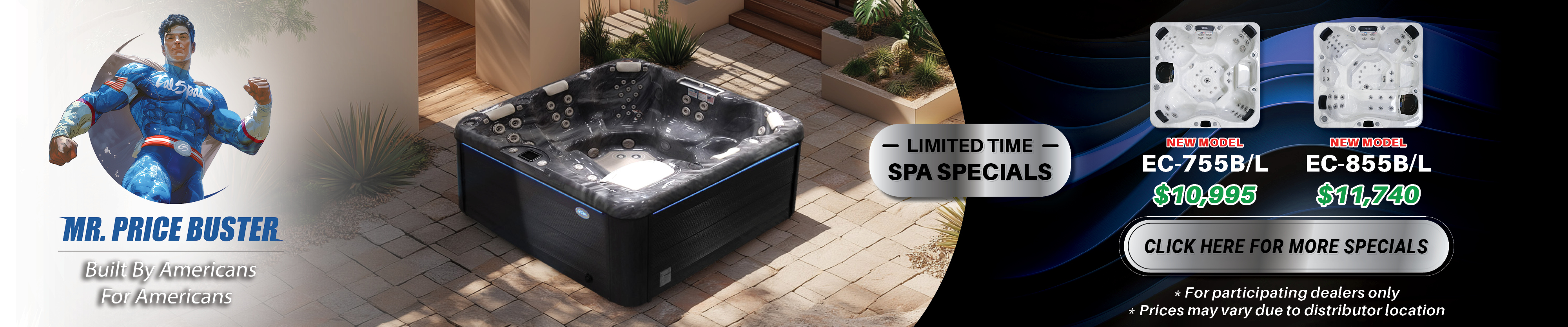 Calspas hot tub being used in a family setting - Riverside
